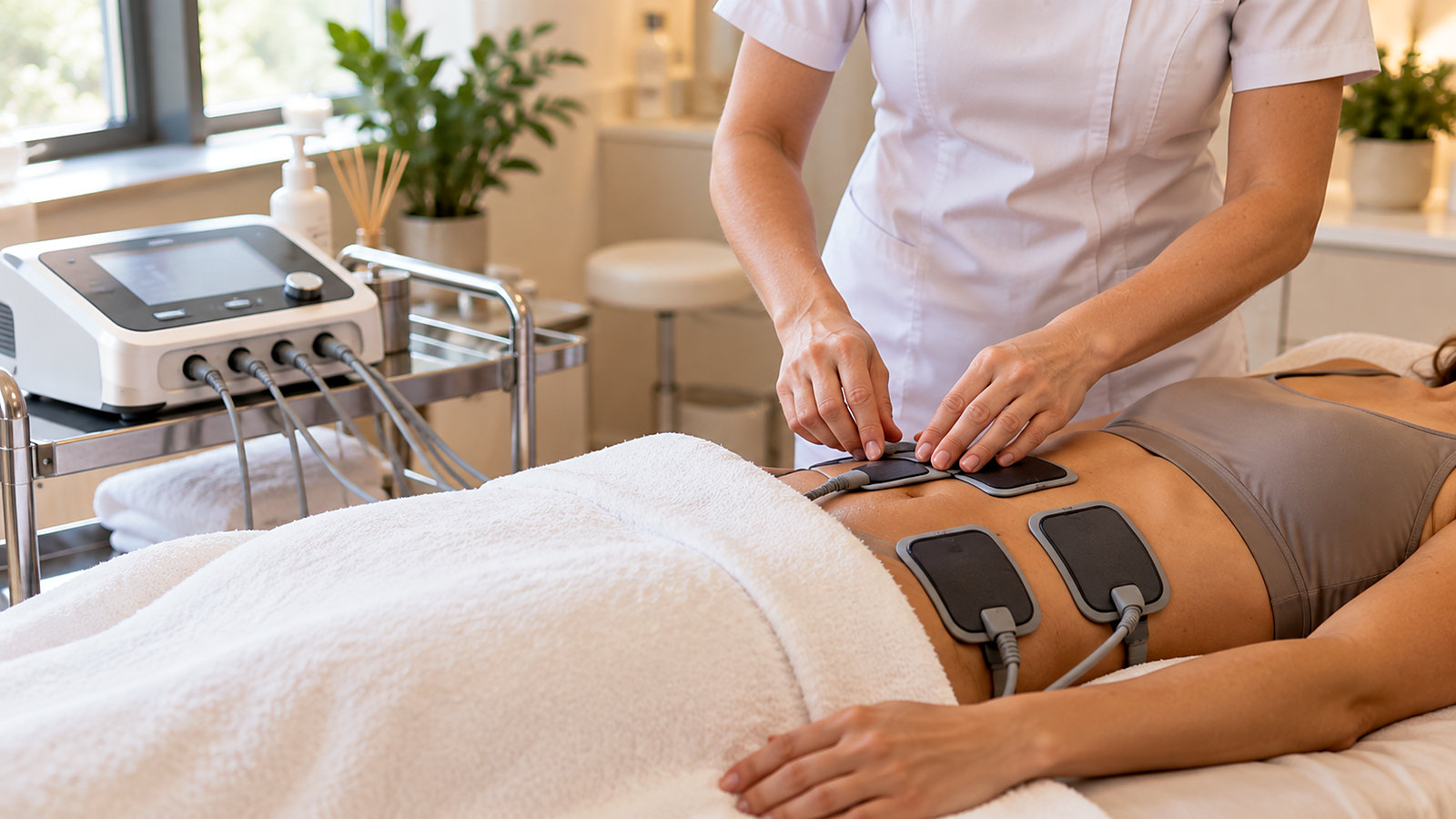 EMS muscle stimulation body toning at J Artistry Clinic in Coventry